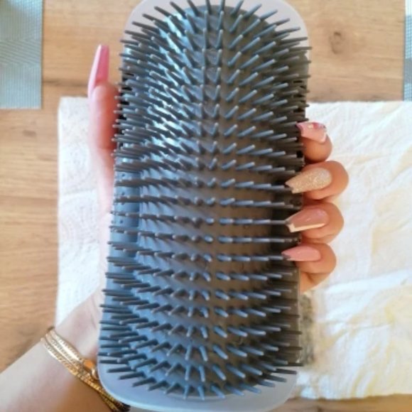 Longer Style Cat Self Groomer Full Body Brush Corner Mount Grooming Comb… - Picture 15 of 15